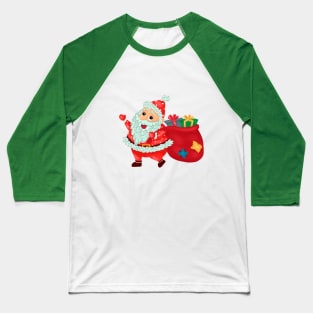 Santa Claus Baseball T-Shirt